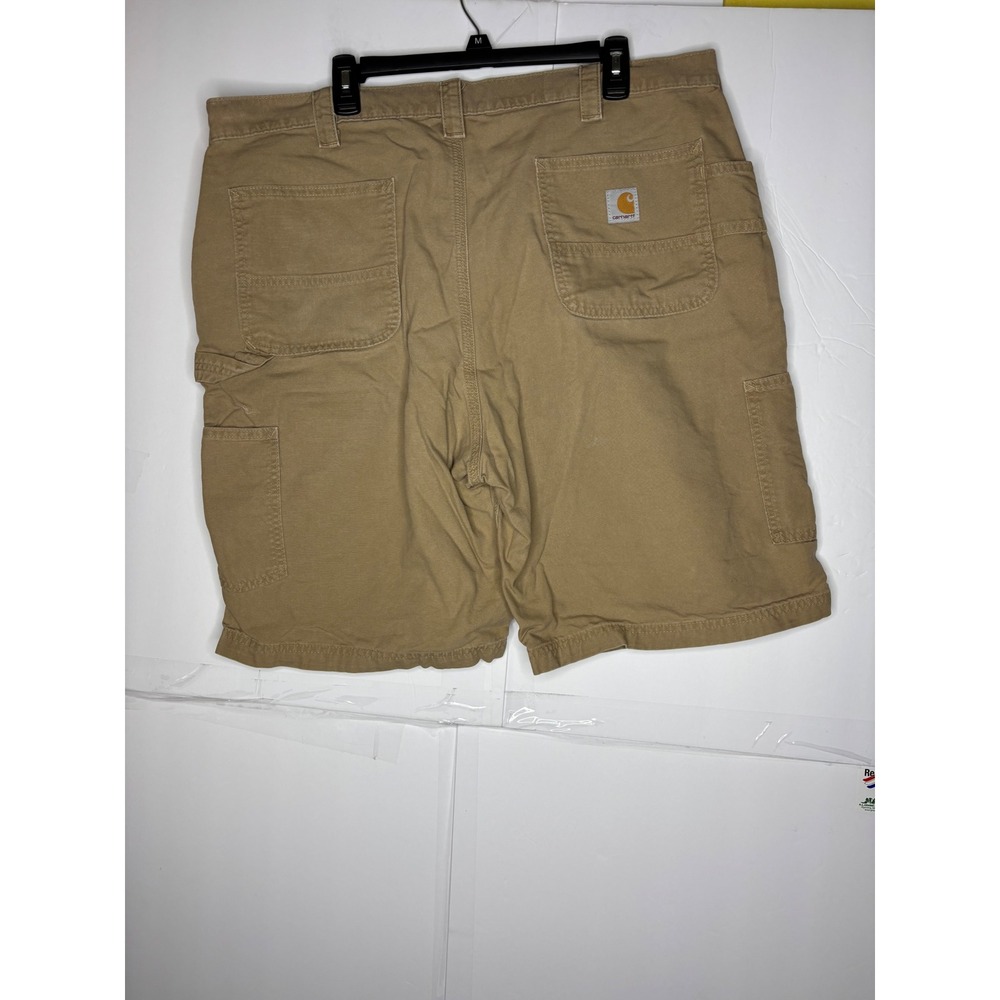 Carhartt B147 DKH Mens 40‎ Canvas Work Carpenter Shorts Tan Khaki Utility